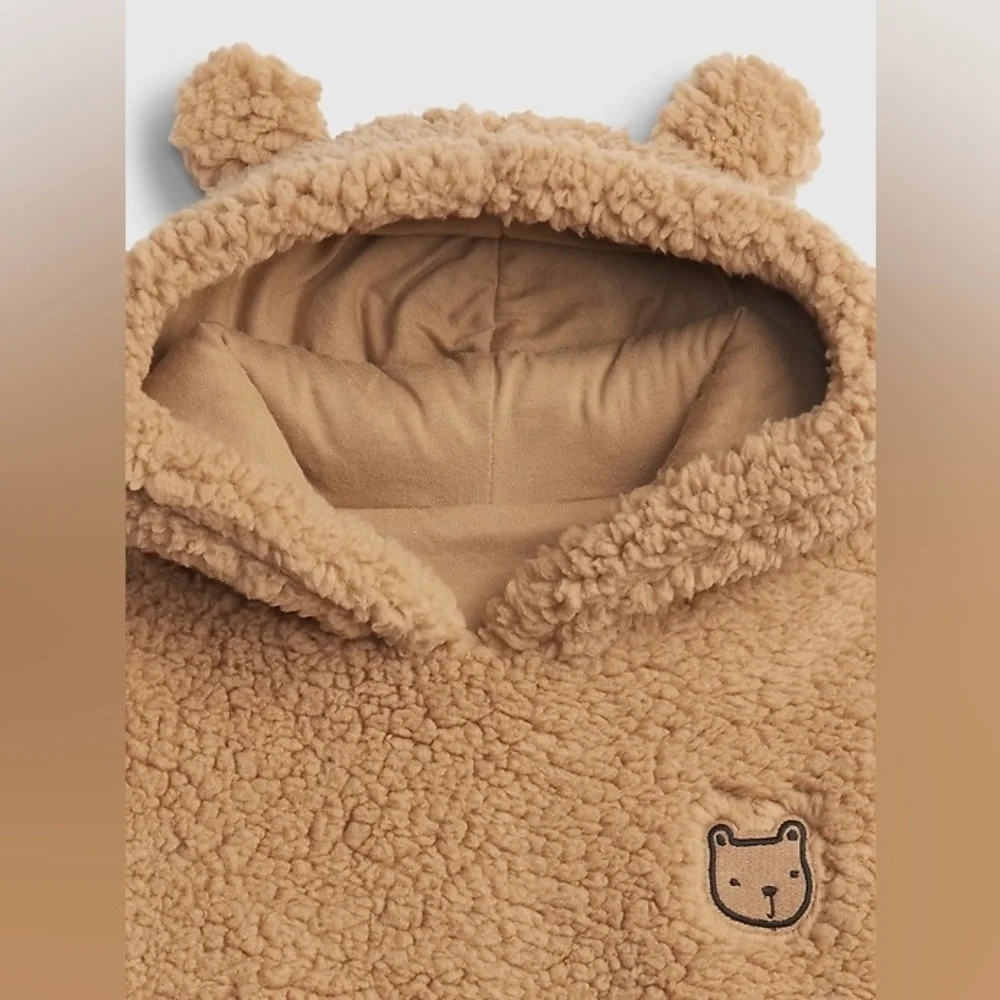 NWT GAP Brannan Bear Sherpa Hoodie